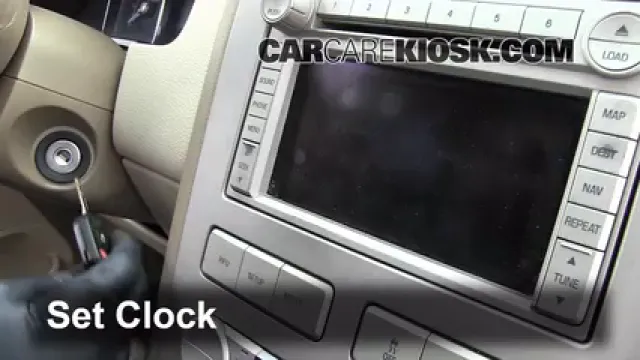 2007 Lincoln MKX 3.5L V6 Clock Set Clock